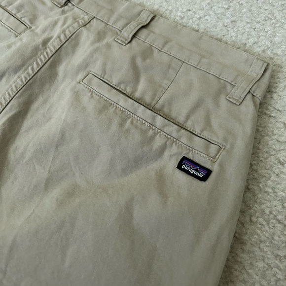 Patagonia Organic Cotton All-Wear Chino Shorts Flat Front Tan Beige Men’s 28 - Picture 10 of 10